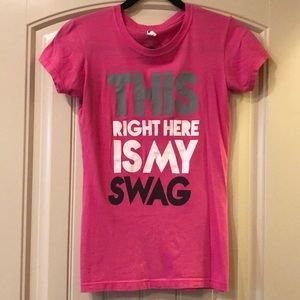 Medium pink short sleeve shirt